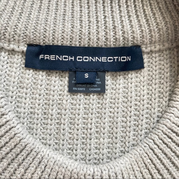 French Connection Sweater Cold Shoulder Cotton - Picture 4 of 5